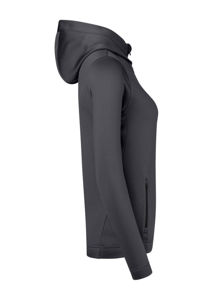 Leichte Kapuzen Jacke Damen in Dunkelgrau – ideal für Freizeit, Outdoor & Alltag