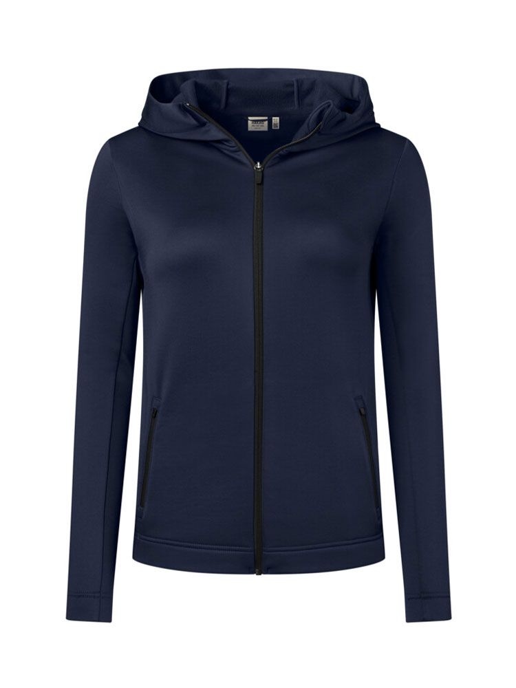 Leichte Kapuzenjacke Damen in Dunkelblau – ideal für Beruf und Outdoor Aktivitäten