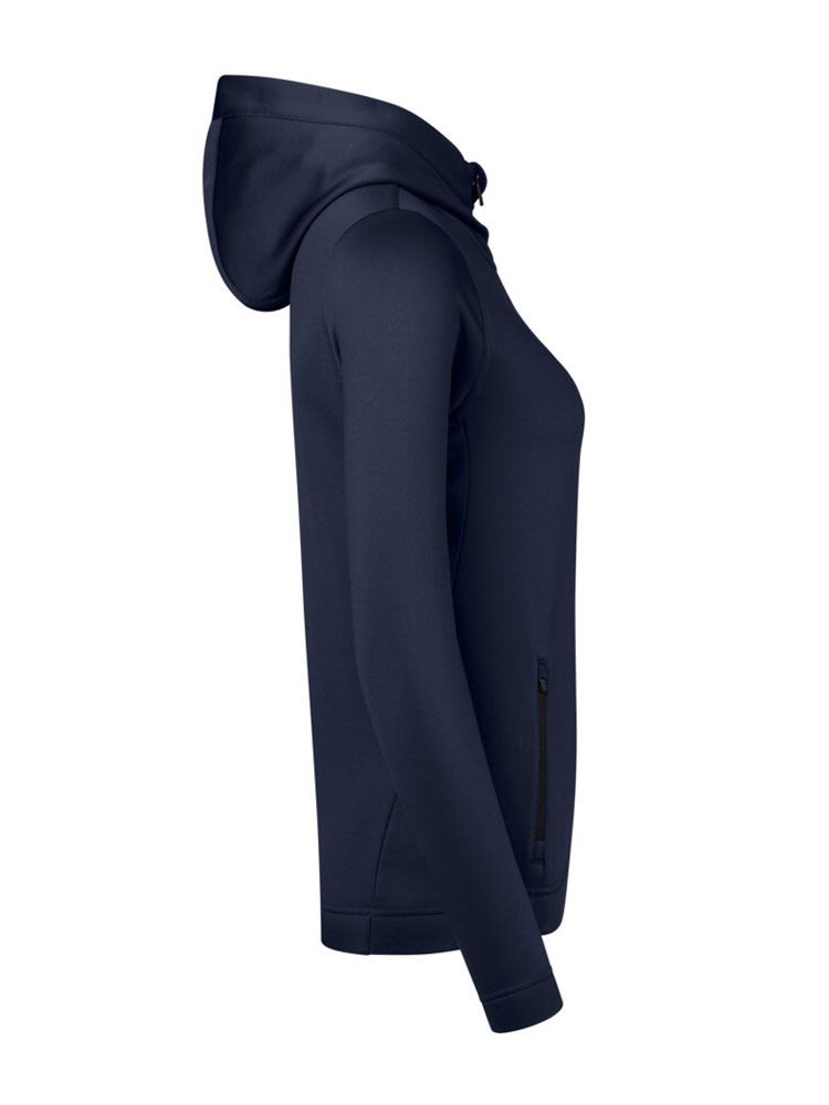 Leichte Kapuzenjacke Damen in Dunkelblau – ideal für Beruf und Outdoor Aktivitäten