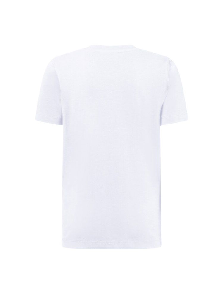 Kinder T-Shirt Weiß aus Bio-Baumwolle, Schuluniform geeignet, weiche Qualität