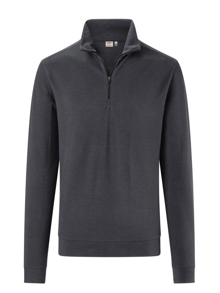 Herren Zip -Longsleeve
