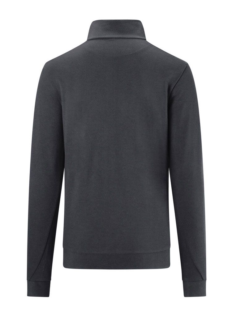 Herren Zip -Longsleeve