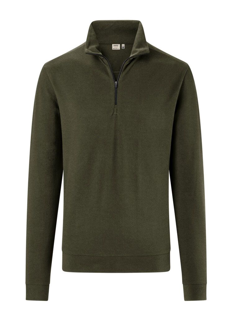 Herren Zip -Longsleeve