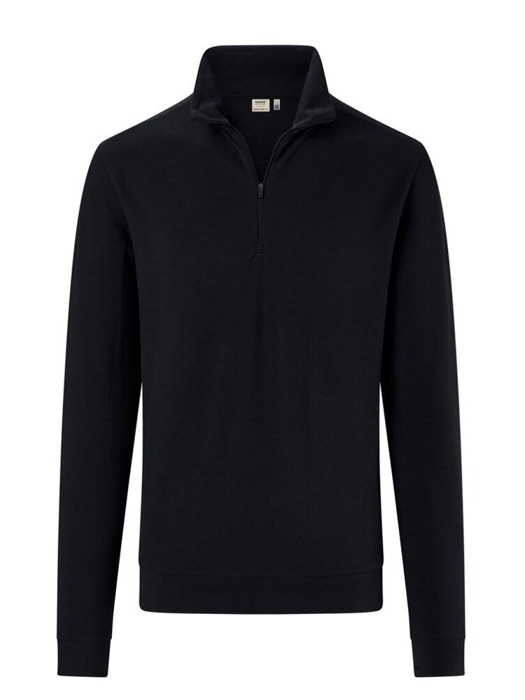 Herren Zip -Longsleeve