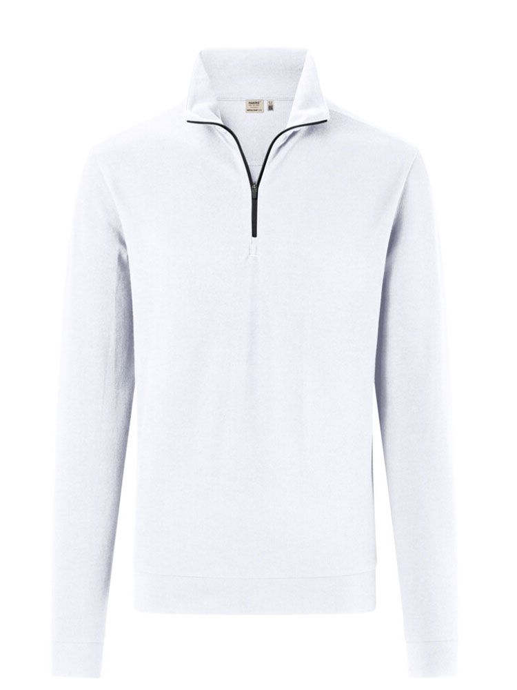 Herren Zip -Longsleeve