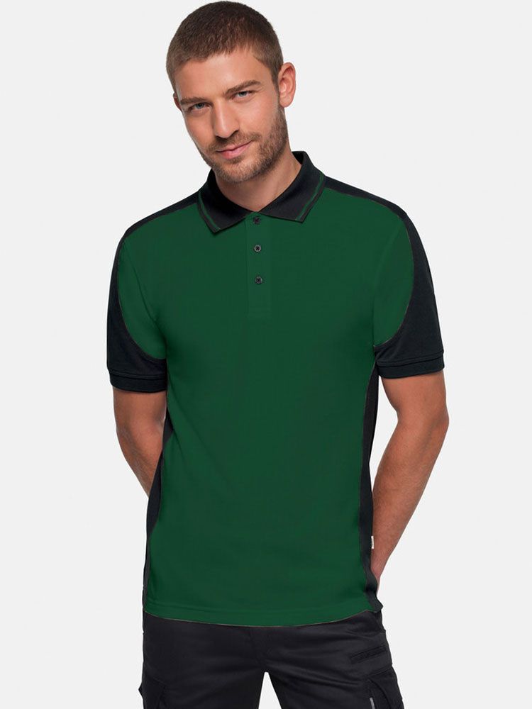 Grünes Arbeits Poloshirt