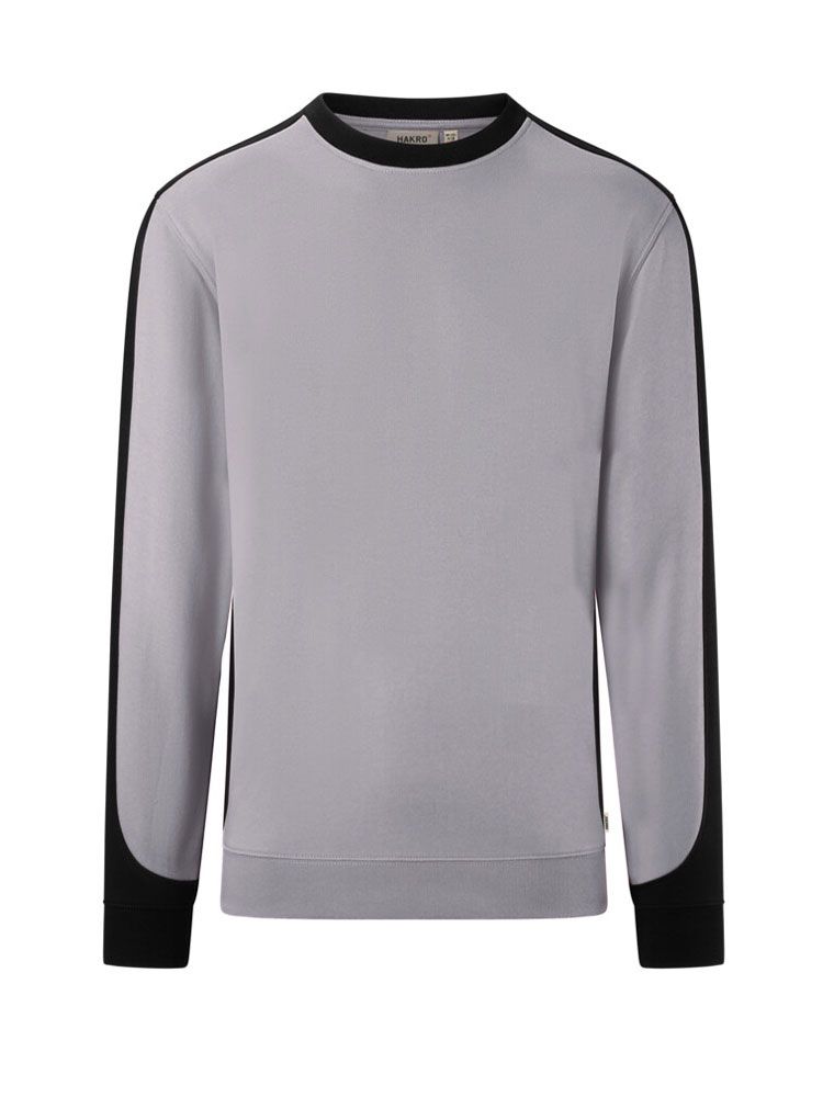 Arbeits Sweatshirt mit schwarzen Kontraststreifen, Regular Fit für Damen und Herren