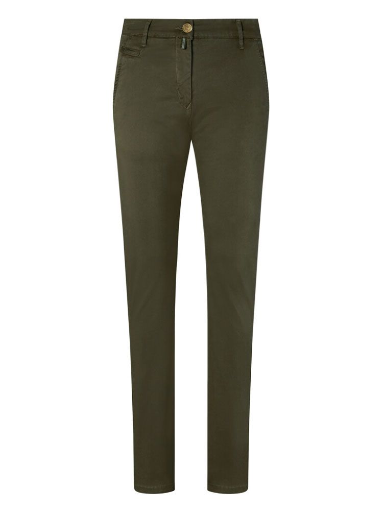 Damen Chinohose Olive