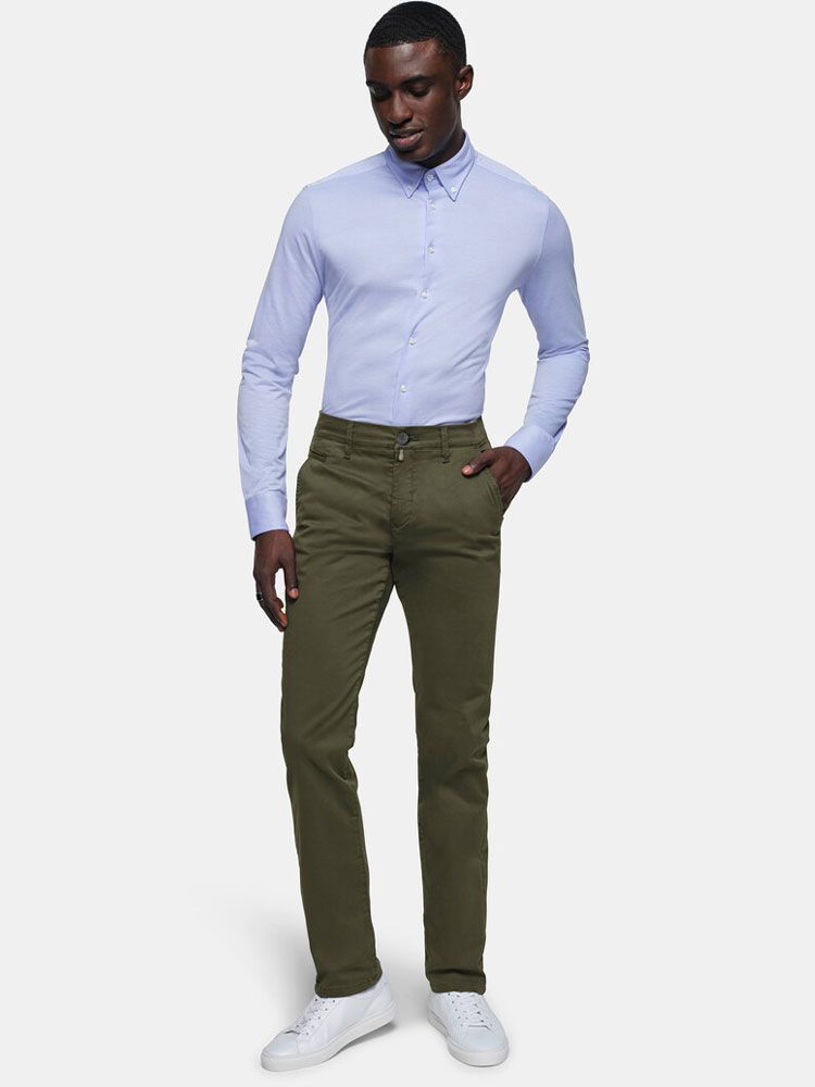 Herren Chinohose Olive