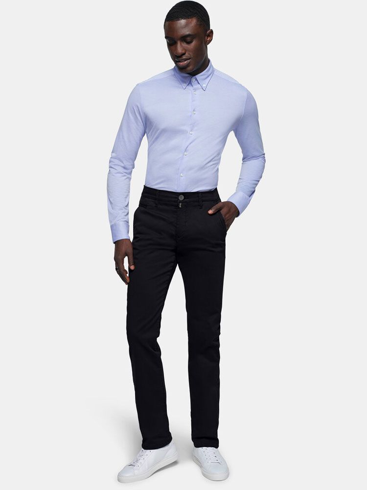 Herren Chinohose Schwarz