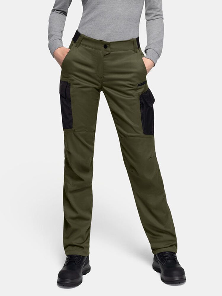 Damen Arbeitshose Oliv