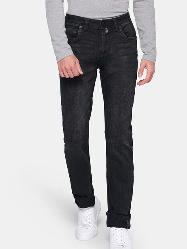 Schwarze Herren Stretch Jeans