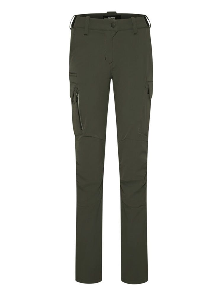 Stretch Arbeitshose Damen in Olivgrün – elastisch, robust, ideal für Gartenbau & Outdoor-Einsätze