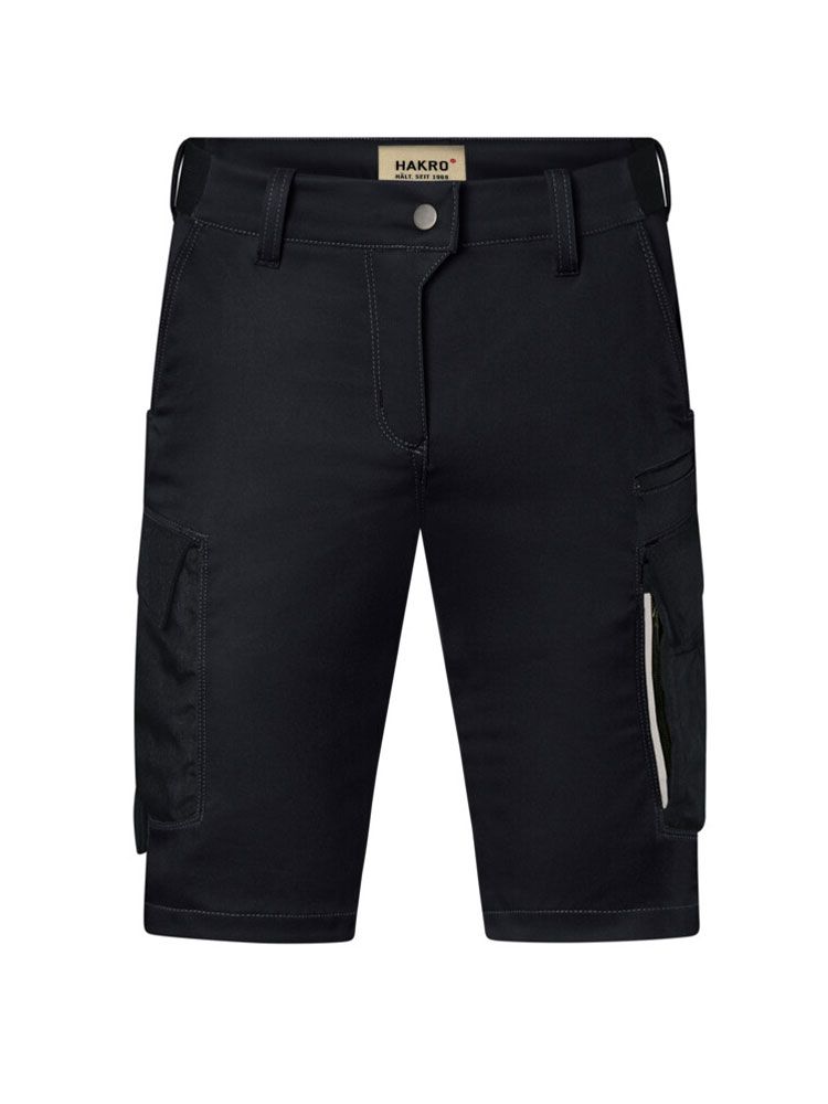 Kurze Arbeitshose in Schwarz für Damen & Herren, robust, pflegeleicht, mit CORDURA® und praktischen Taschen