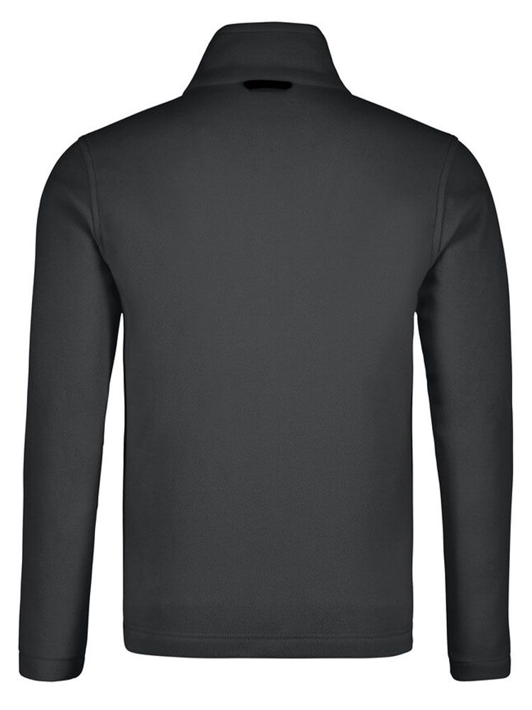 Leichte Fleece Jacke Grau für Herren aus recyceltem Microfleece – ideal für Beruf und Freizeit