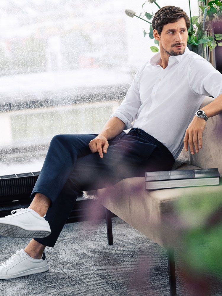 Elegante Jogpants für Herren in Schwarz – ideal für Büro, Verkauf und Messe