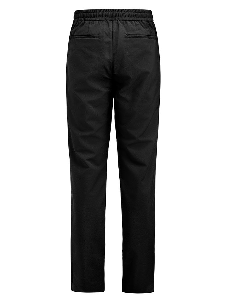 Business Casual Hose Herren Schwarz mit Kordelzug