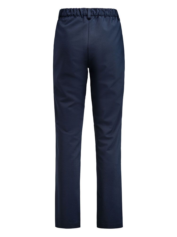 Casual Hose Damen Dunkelblau mit elastischem Bund