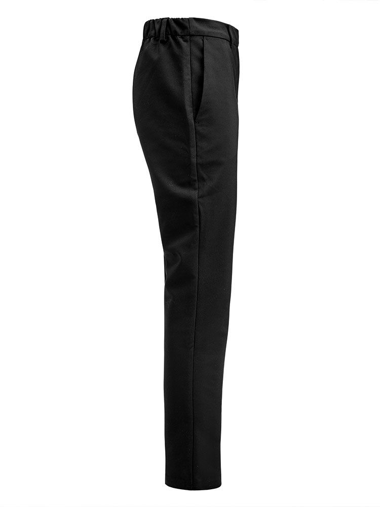 Casual Hose Damen Schwarz mit elastischem Bund