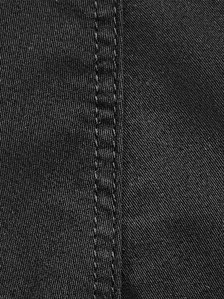 Casual Hose Damen Schwarz mit elastischem Bund