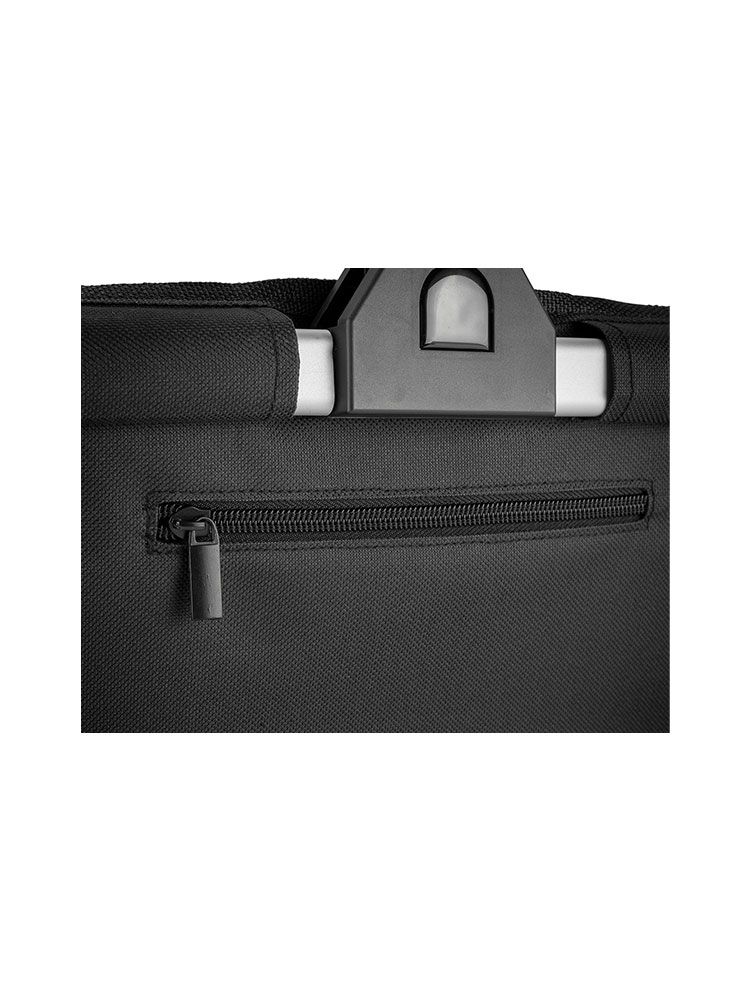 „Faltbarer Einkaufskorb schwarz – mit Reißverschluss, Tragegriffen und stabilem Rahmen“