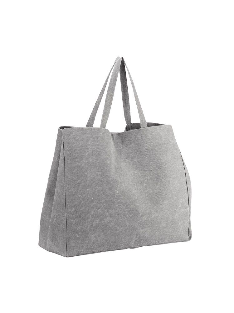 Große Badetasche 75 l – Strandtasche mit Magnetverschluss und Tragegriffen aus Polyester-Canvas