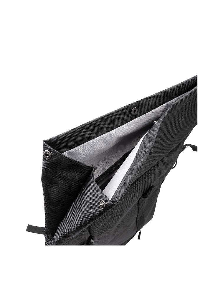 Schwarzer Rucksack 25 l VEGAS mit Laptopfach und Organizer – robustes 600D Polyester