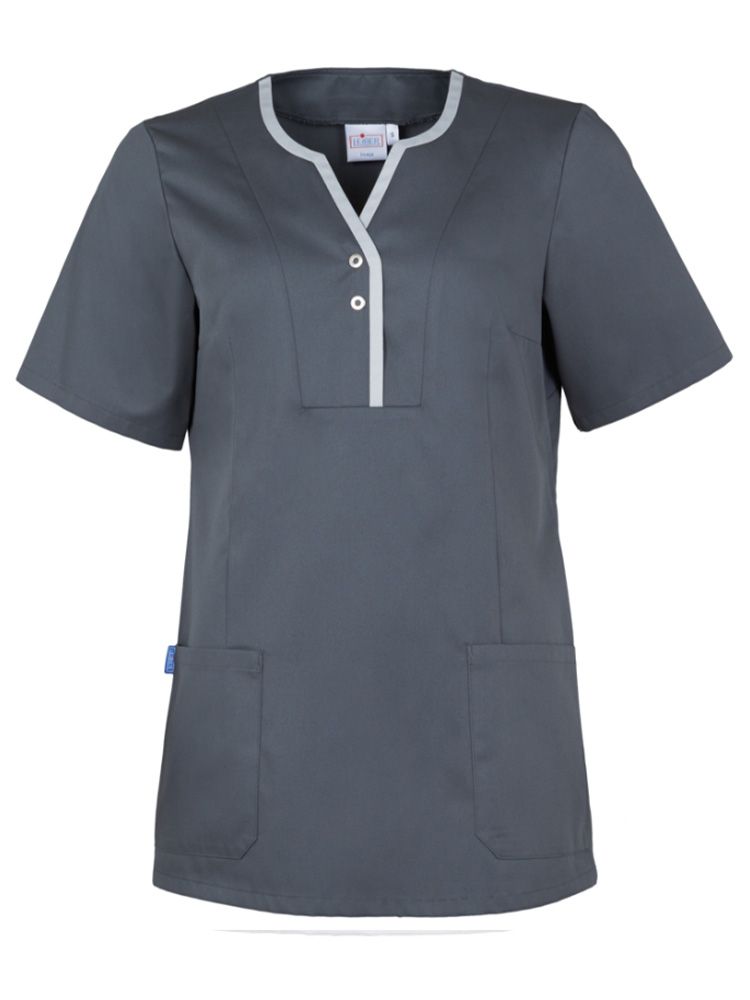 Damen Schlupfkasack Dunkelgrau