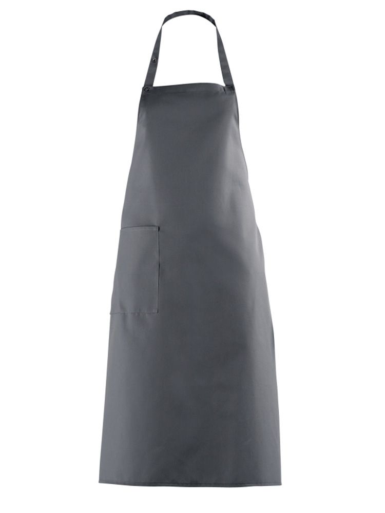Graue Latzschürze