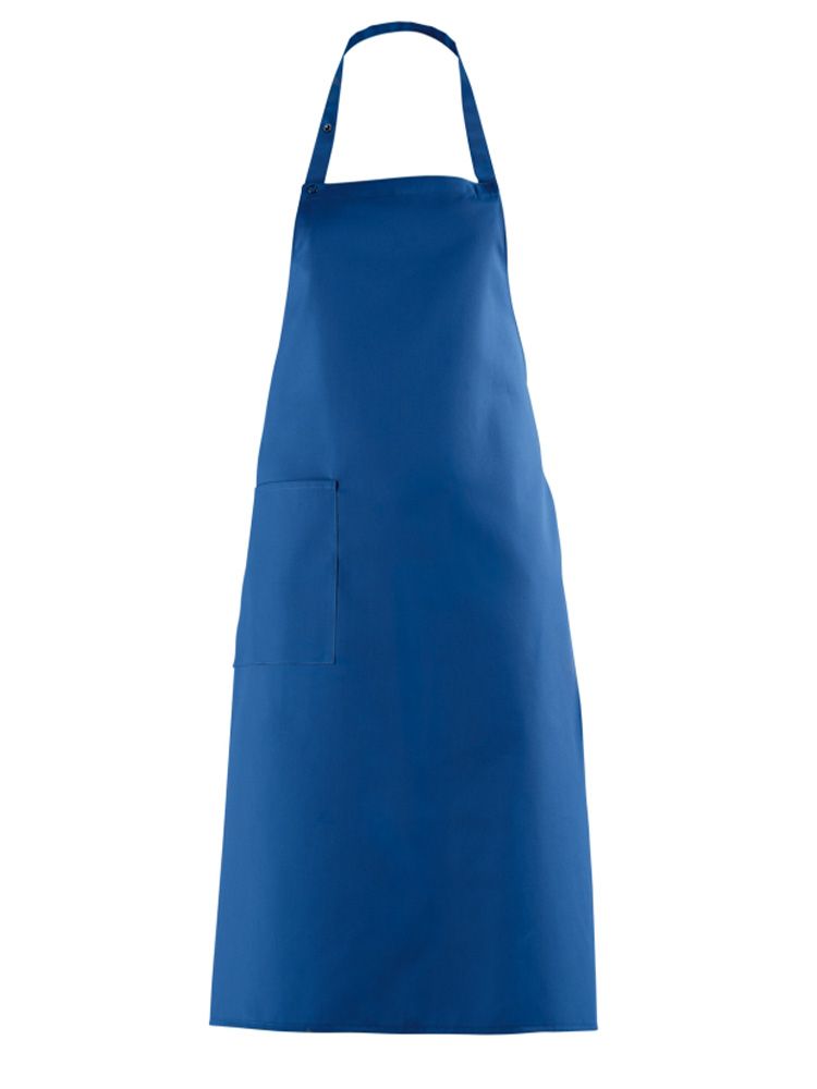 Blaue Latzschürze