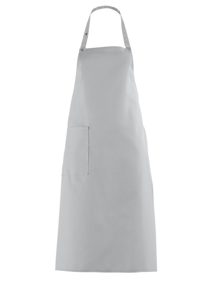 Hellgraue Latzschürze