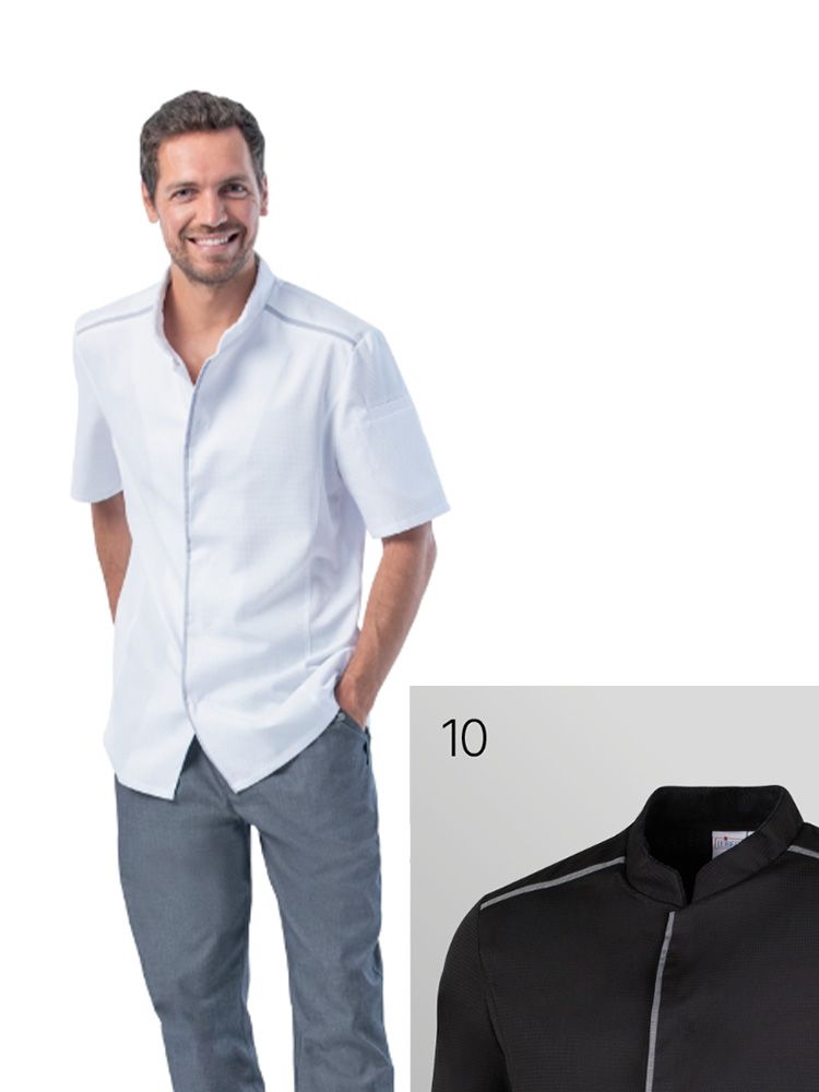 Leiber Kurzarm-Kochjacke