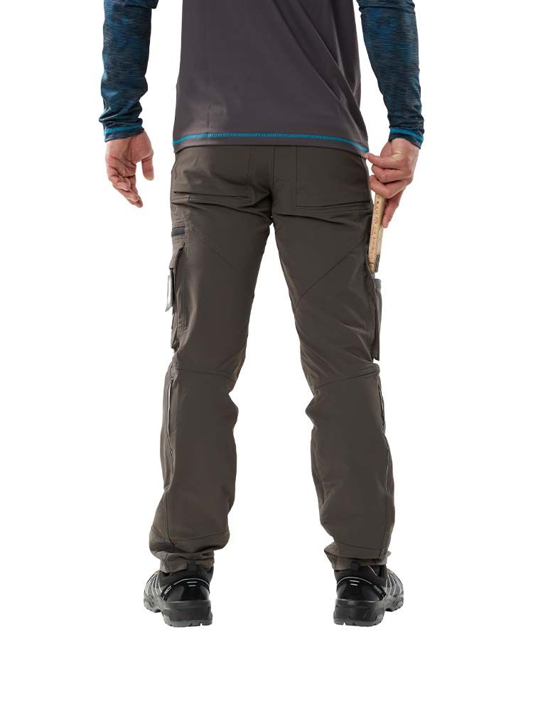 Mascot Arbeitshose Stretch in Dunkelgrau – robuste und flexible Arbeitshose aus Ultimate Stretch mit ergonomischer Passform