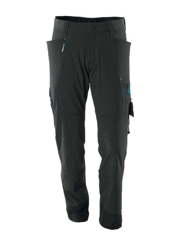 Workwear Hose Mascot in Schwarz
