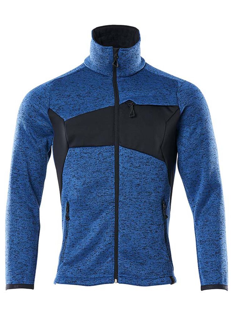 Arbeits Strickjacke Blau