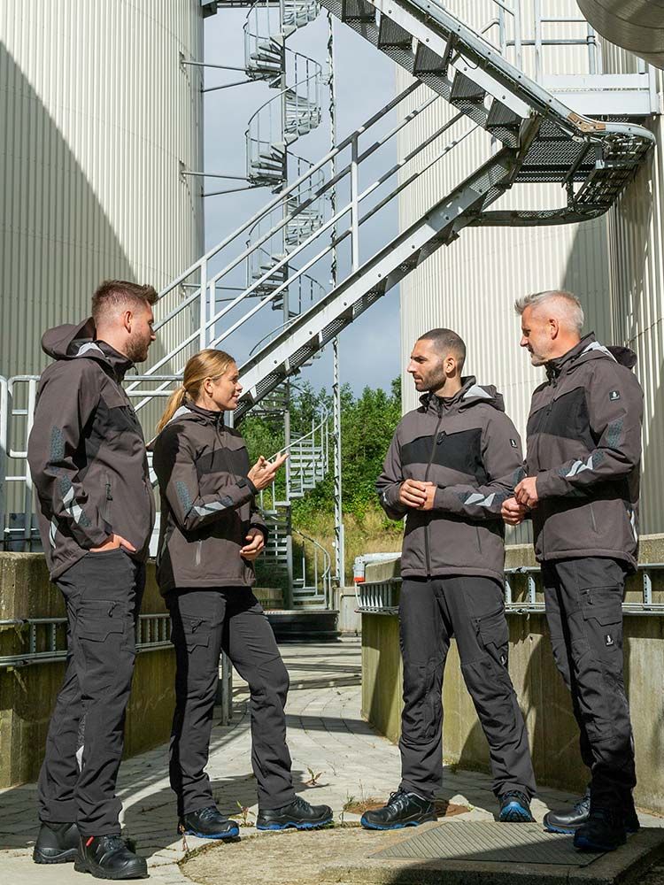 Arbeitsjacke Winter Herren gefüttert Dunkelgrau Mascot wasserdicht