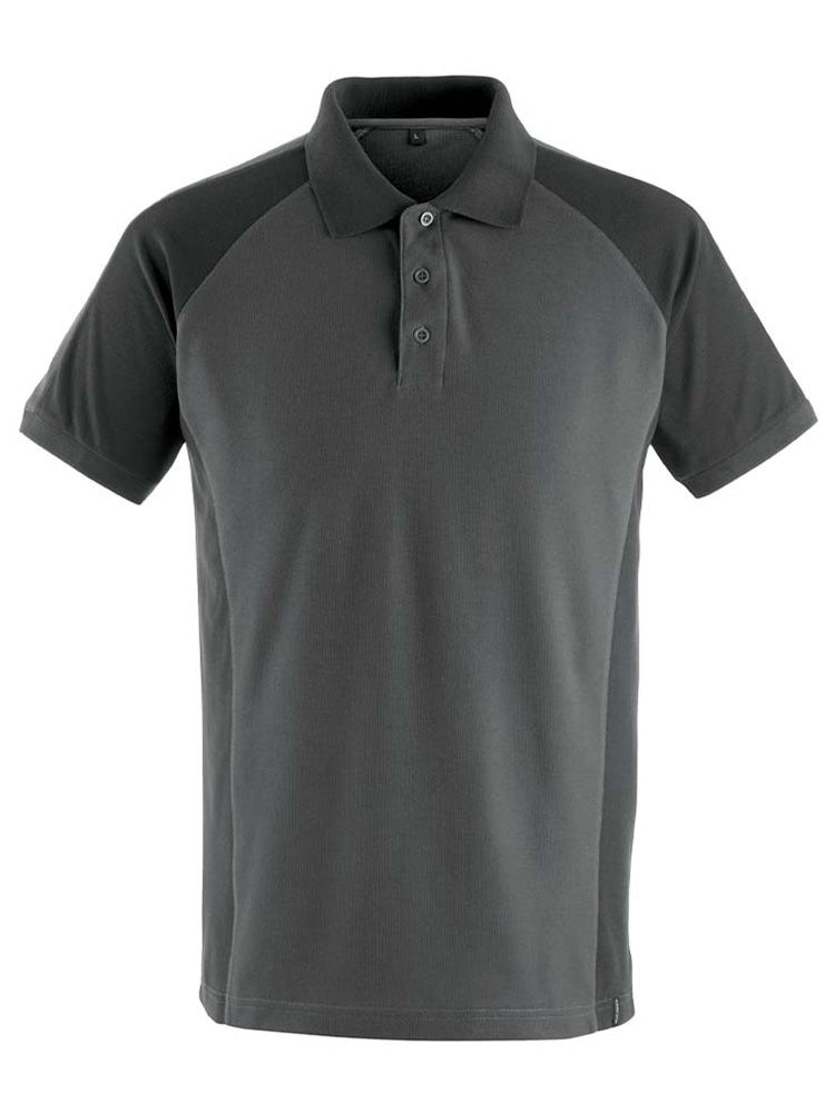 Modernes Mascot Poloshirt in Dunkelgrau