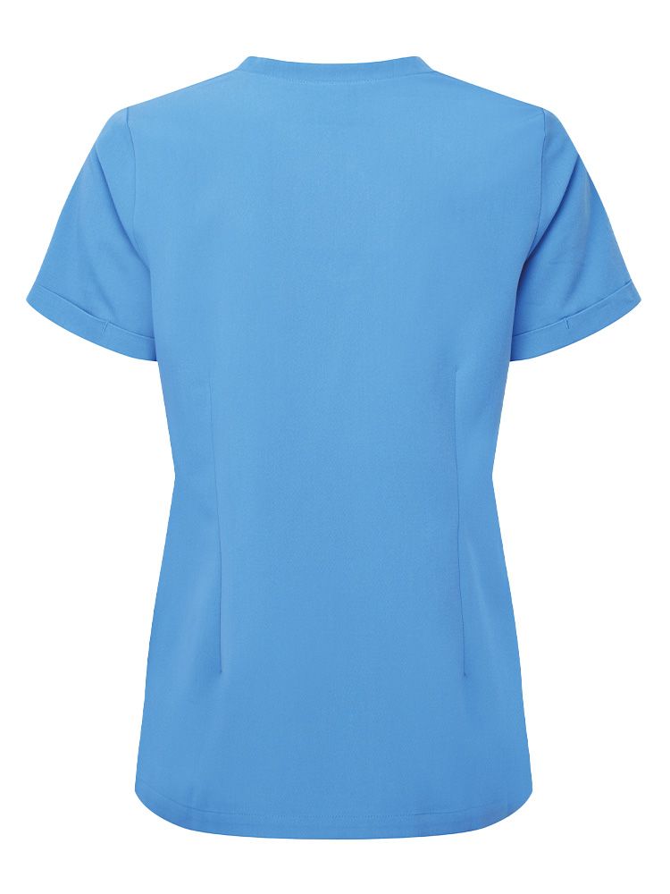 Stretch Kasack Damen Hellblau