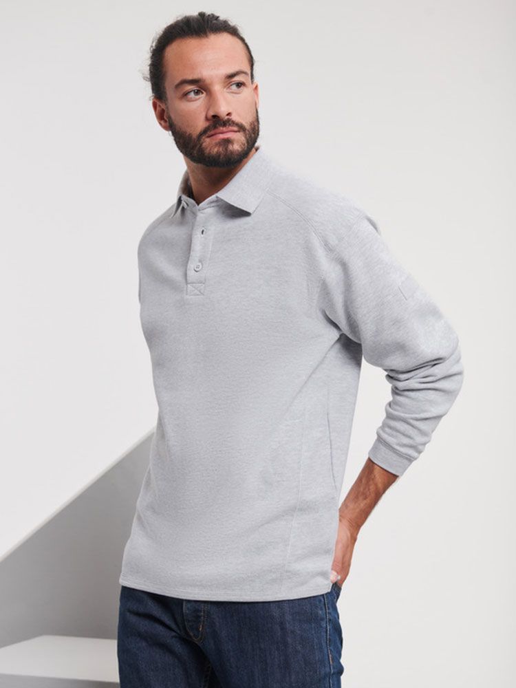 Workwear Sweatshirt mit Kragen