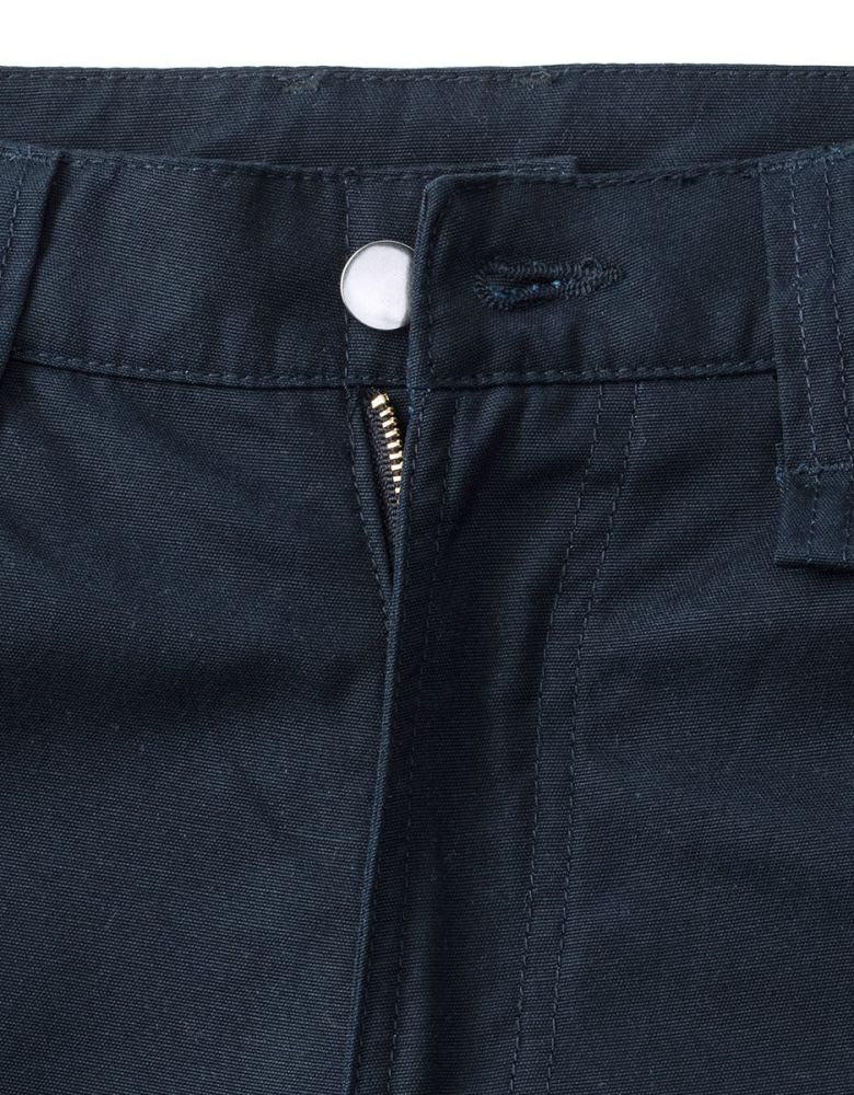 Arbeitshose Dunkelblau für Herren aus robustem Canvas mit Cargotaschen und Teflon-Beschichtung