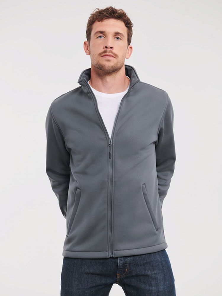 Softshelljacke Herren Grau
