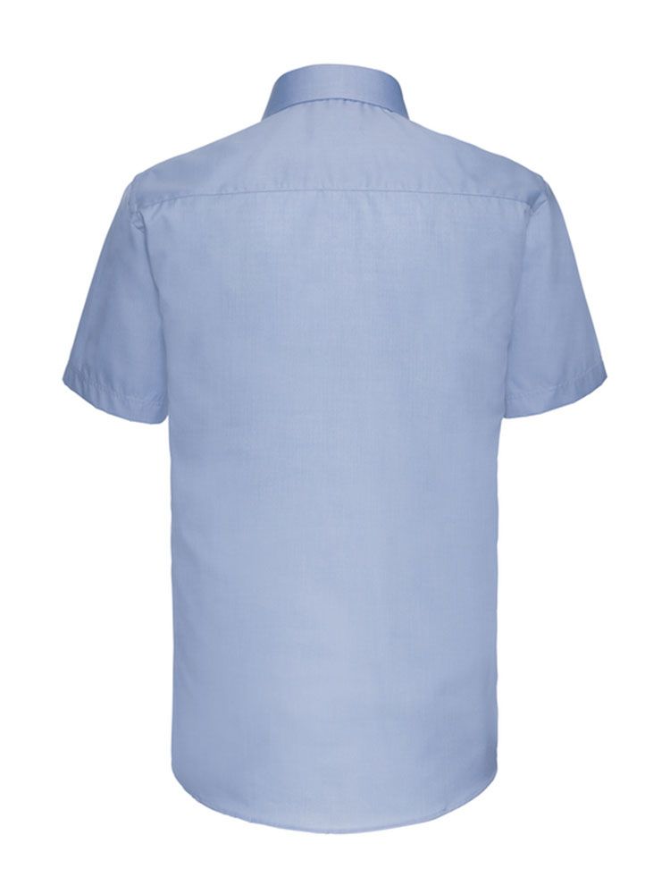 Kurzarm Hemd in Hellblau
