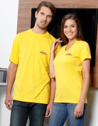 T-Shirt Damen Gelb