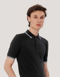Herren Poloshirt Stripe