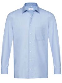 Herrenhemd langarm Hellblau