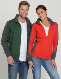 Womens Performance Sweat Jacket Contrast