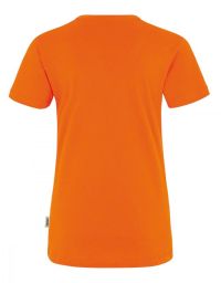 Damen V-Shirt Orange