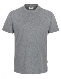 Rundhals T-Shirt Herren Grau meliert