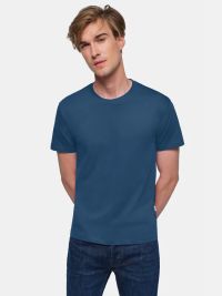 Rundhals T-Shirt Dunkelblau
