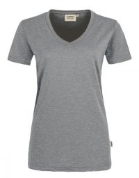 T-Shirt Damen Grau-Meliert